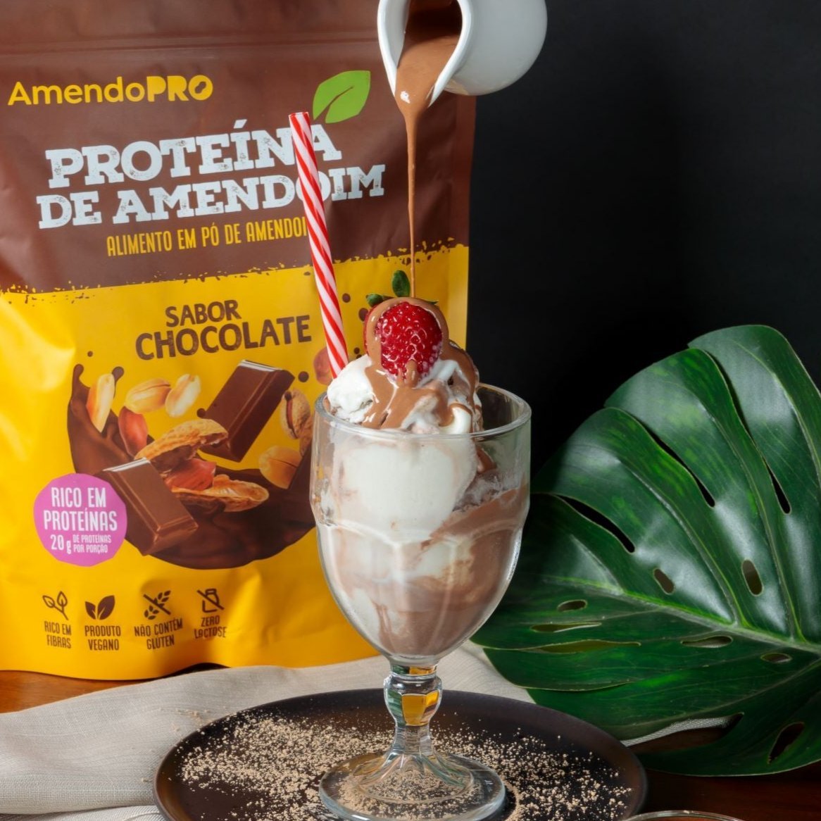 Proteína de Maní - Chocolate - 900g - Imagen 4
