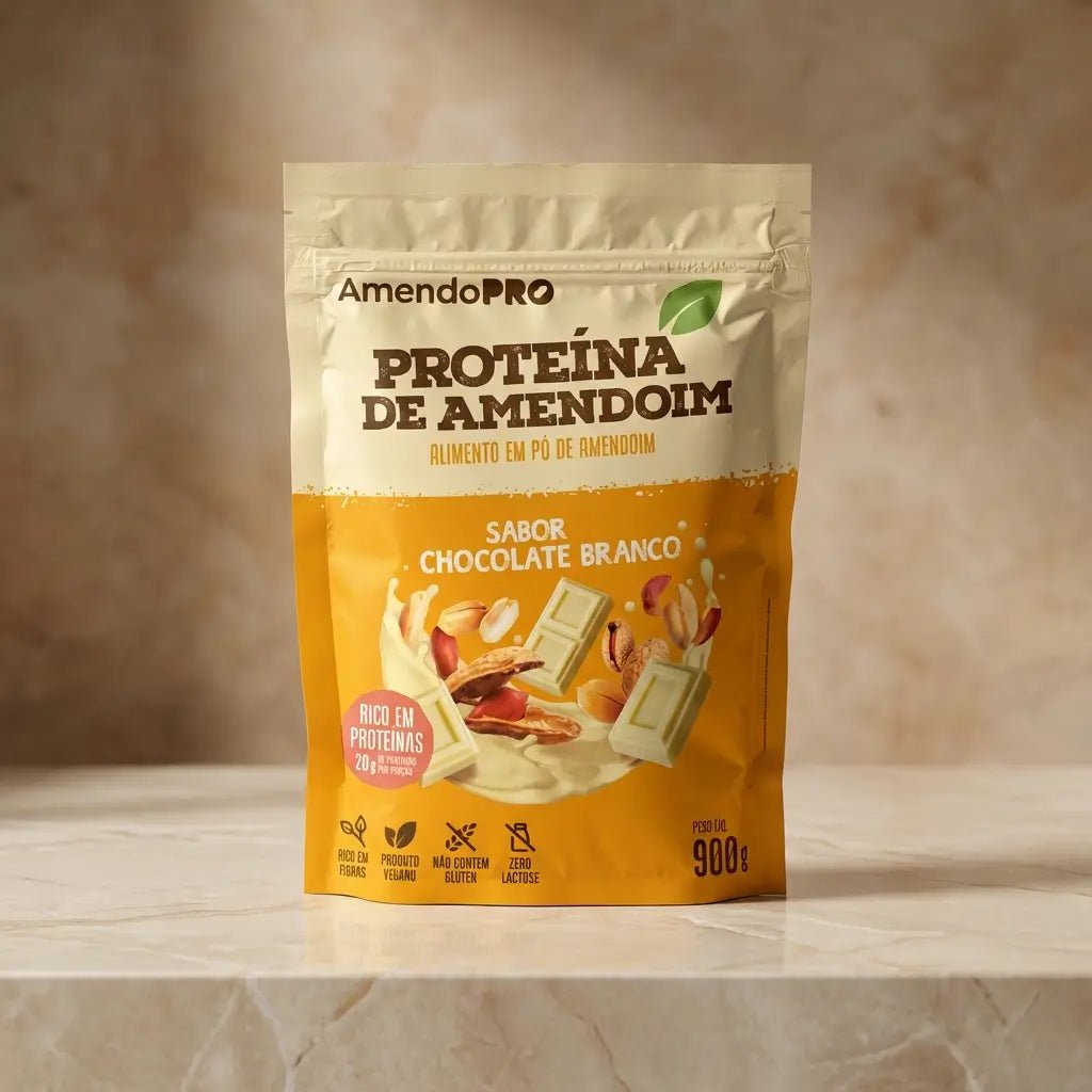 Proteína de Maní - Chocolate Blanco - 900g