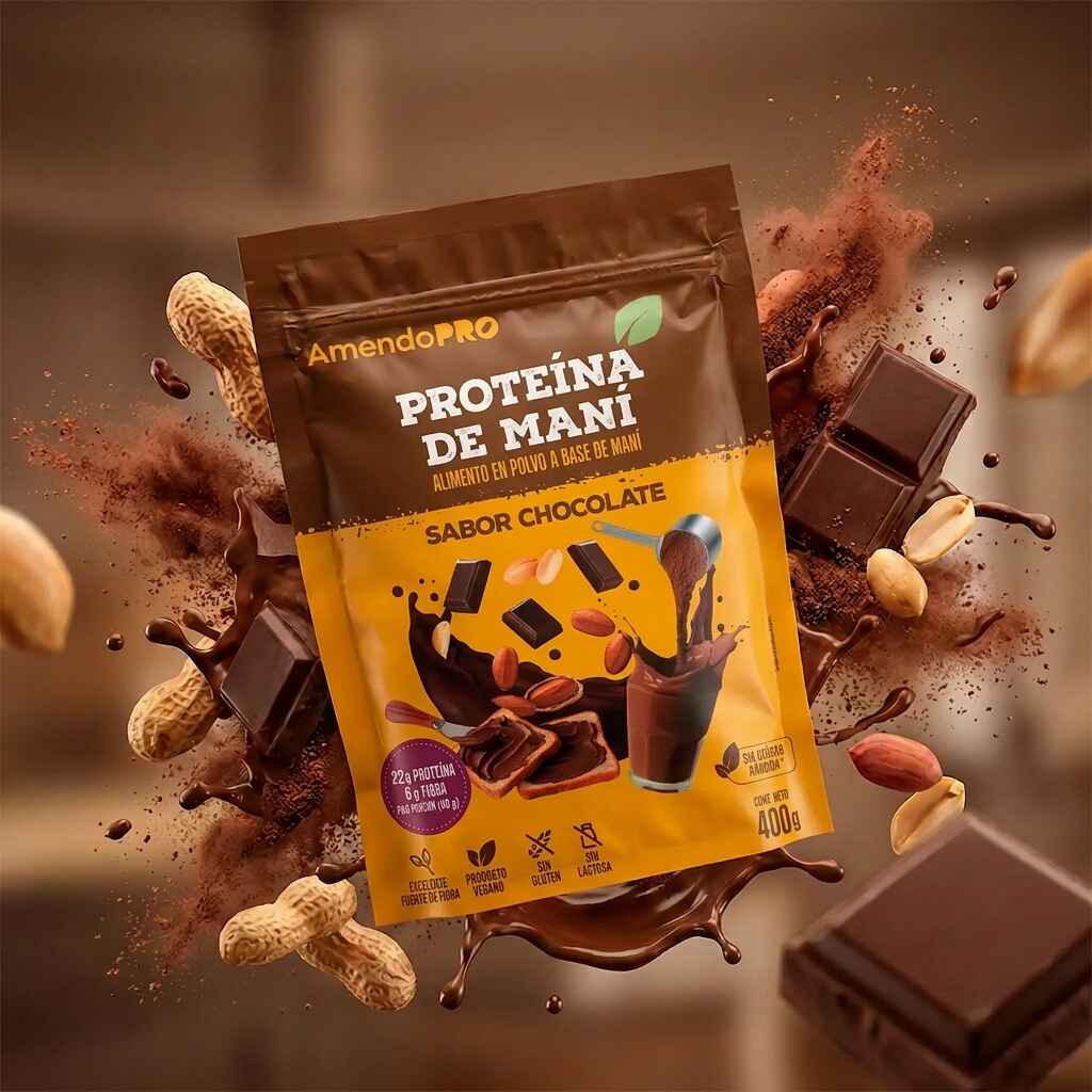 Proteína de Maní - Chocolate - 400g
